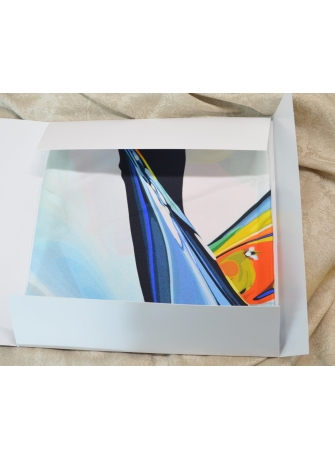 Carré en soie Les tulipes de Koons