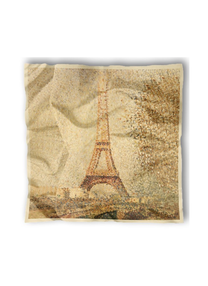Carré en soie Tour Eiffel de Seurat