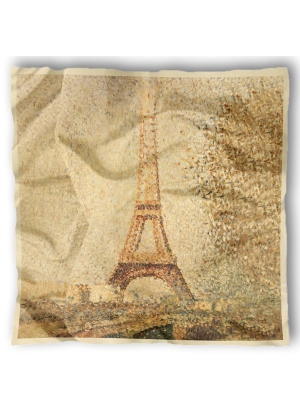Carré en soie Tour Eiffel de Seurat