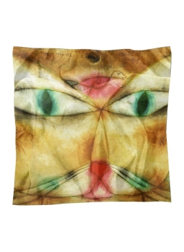 Carré en soie Cat and Bird de Klee