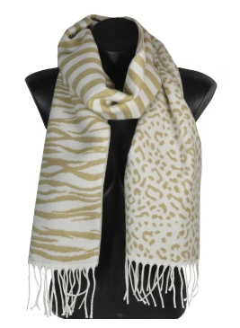 Echarpe Zebra beige