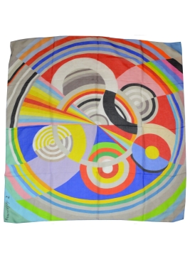 Carré en soie Rythme 1 de Delaunay