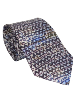 Cravate soie Gaudi - Zig Zag