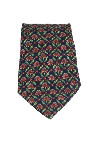 Cravate soie Jones Perse 04 marine