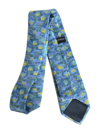 Cravate soie Monet - Nymphéas