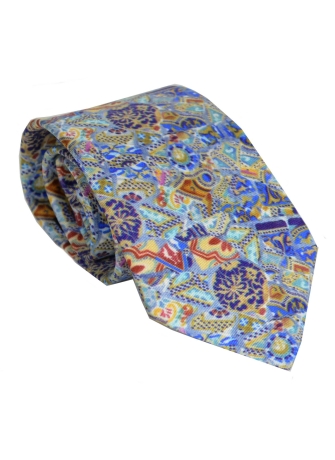 Cravate soie Gaudi - Orient