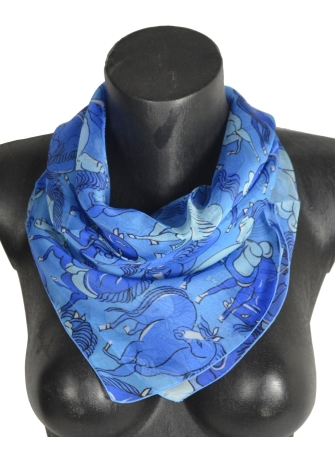 Carré en soie Chevaux de Dufy