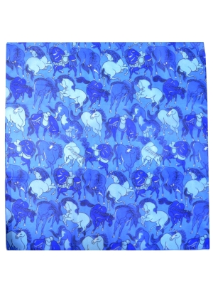 Carré en soie Chevaux de Dufy