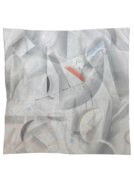 Carré en soie L’Amour sur scène de Chagall