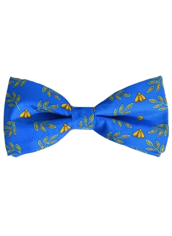 Noeud papillon en soie Abeilles