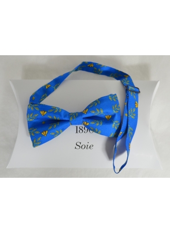 Noeud papillon en soie Abeilles