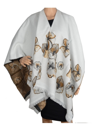 poncho blanc azara