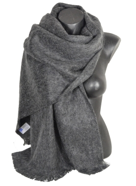 Châle mohair Milene gris