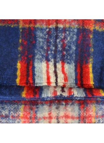Châle mohair Macaron bleu