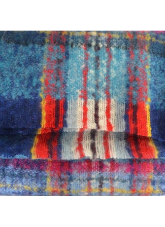 Châle mohair Macaron turquoise