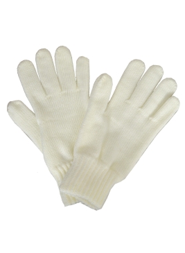 Gants femme écrus made in France