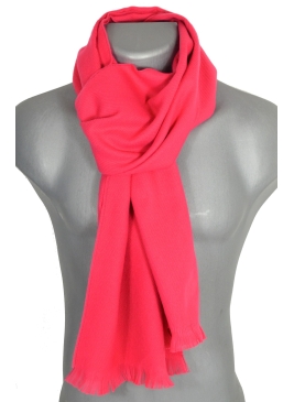 Echarpe mixte unie rose