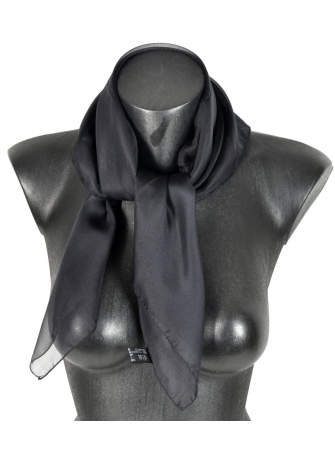 Carré en mousseline de soie rouge