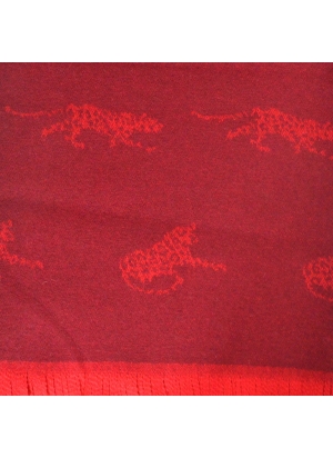 Châle acrylique soie cachemire Calin rouge