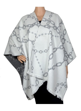 Poncho Alliance blanc