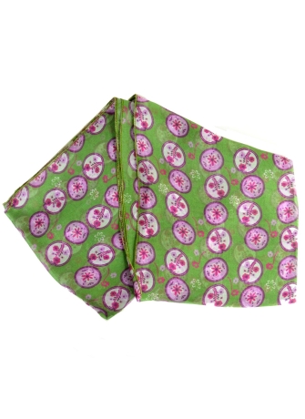 Foulard en soie Scandinave pomme