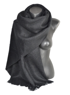 Châle mohair Milene noir