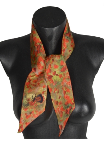 Ruban twill Monet - Coquelicots