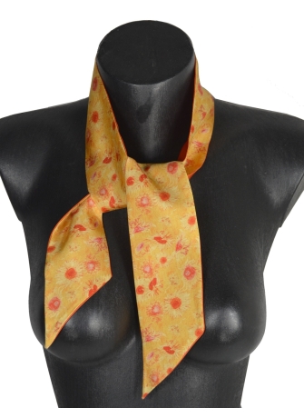 Ruban twill Van Gogh - Tournesols jaune