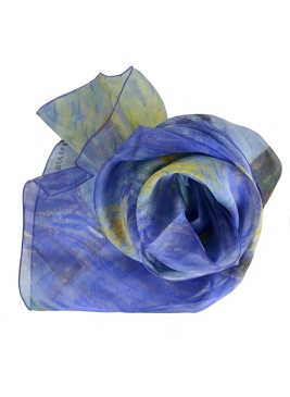 Foulard en soie Nuit Etoilée de Van Gogh