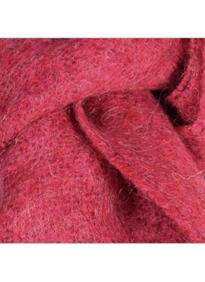 Echarpe mohair unie rose