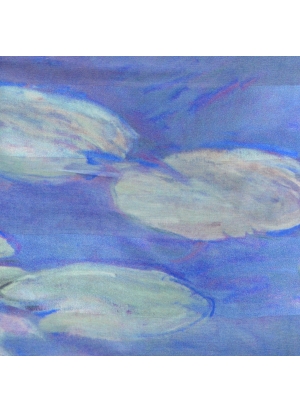 Foulard en soie Nymphéas Matin de Monet