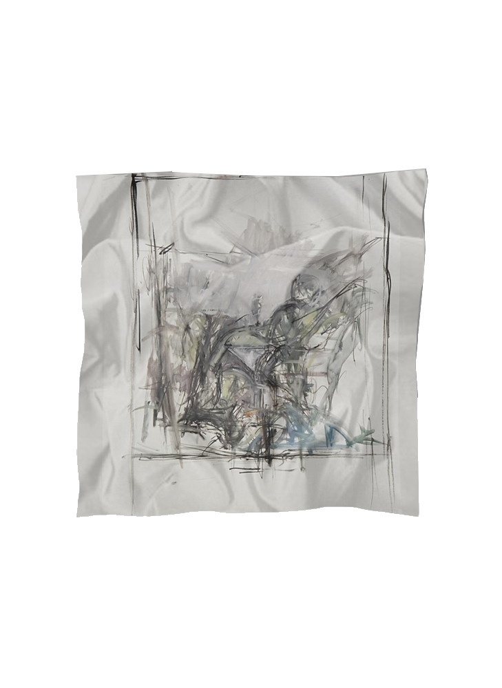 Carré en soie Paysage à Stampa de Giacometti