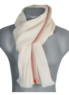 Echarpe mérinos Working écrue