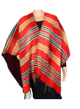 Poncho Officiel rouge