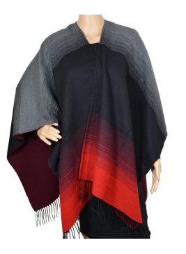 Poncho Alinéa rouge