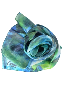 Foulard en soie Le grand Pin de Cézanne