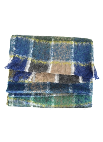 Châle mohair Make up vert