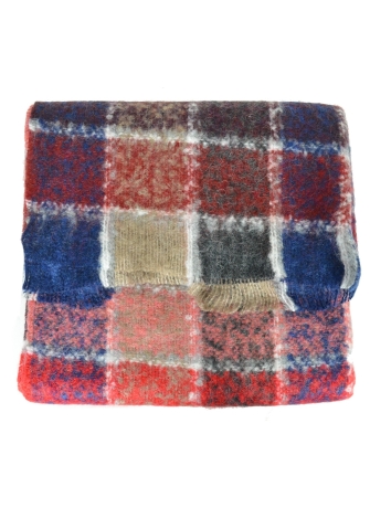 Châle mohair Make up rouge