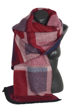 Châle Agnella rouge