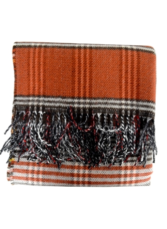 Châle écossais Papyrus orange