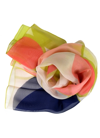 Foulard en soie Ronds de Delaunay