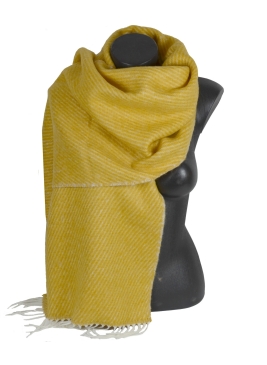 Châle mohair Koala moutarde