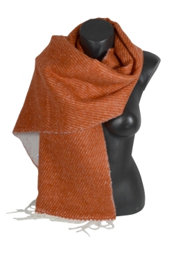 Châle mohair Koala orange