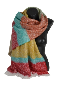 Châle mohair Magique rouge