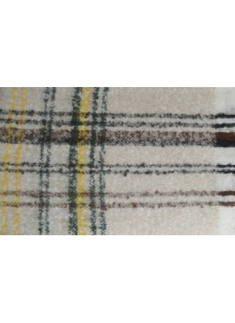 Châle mohair Maestro beige-vert