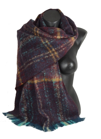Châle mohair Maestro violet