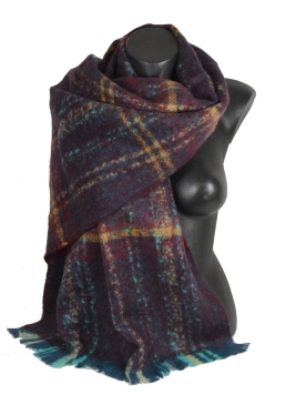 Châle mohair Maestro violet