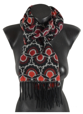 Echarpe cashcryl Ginseng rouge