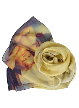 Foulard en soie Les Anges de Raphaël