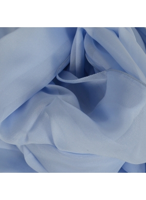 Foulard 65x180 en soie bleu ciel